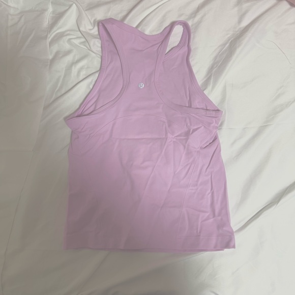 LULULEMON WAIST LENGTH RACER BACK TANK TOP VITA PINK - Picture 4 of 4